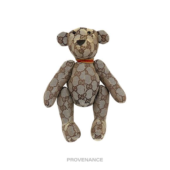 🔴 Gucci Teddy Bear - GG Canvas Tan - Picture 1 of 10